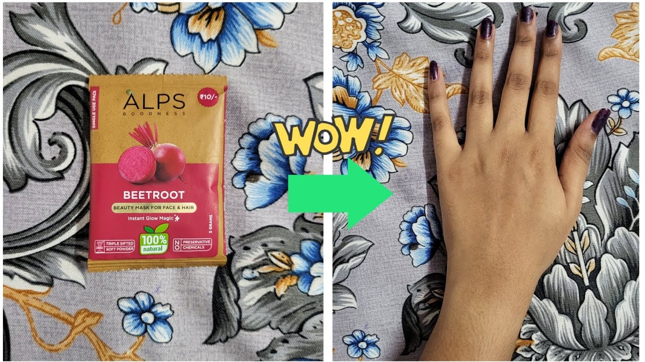 Alps goodness beetroot powder review ✨️🎀#beautytips🌈 #beetrootpowder #review #trending #glowingskin💕
