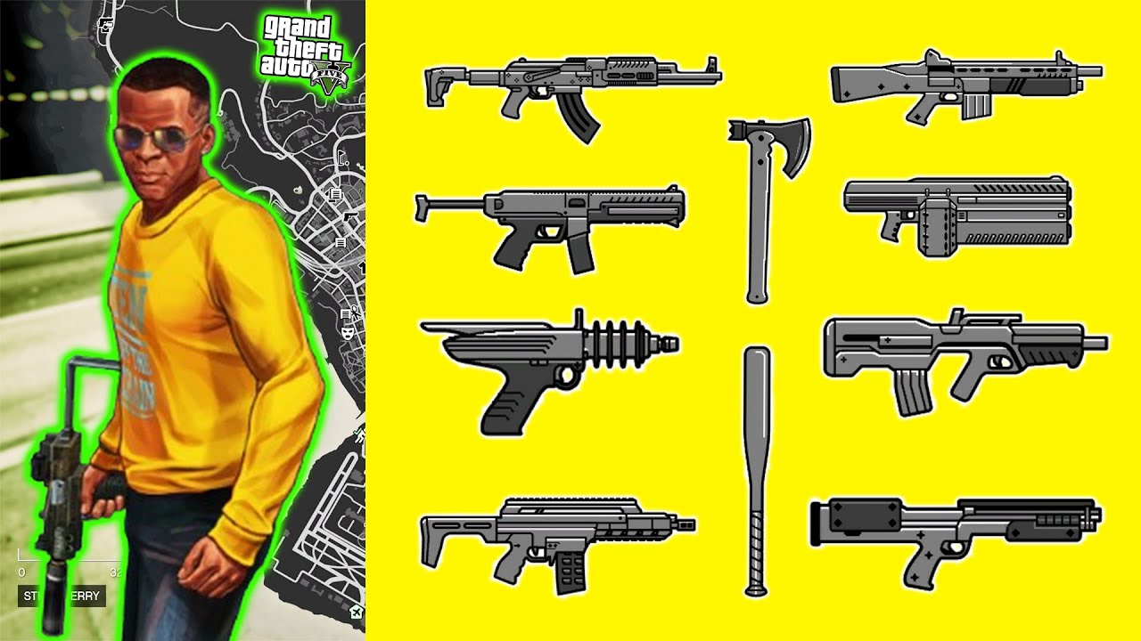 GTA 5 - All Secret and Rare Weapon Locations (Up-n Atomizer & more)