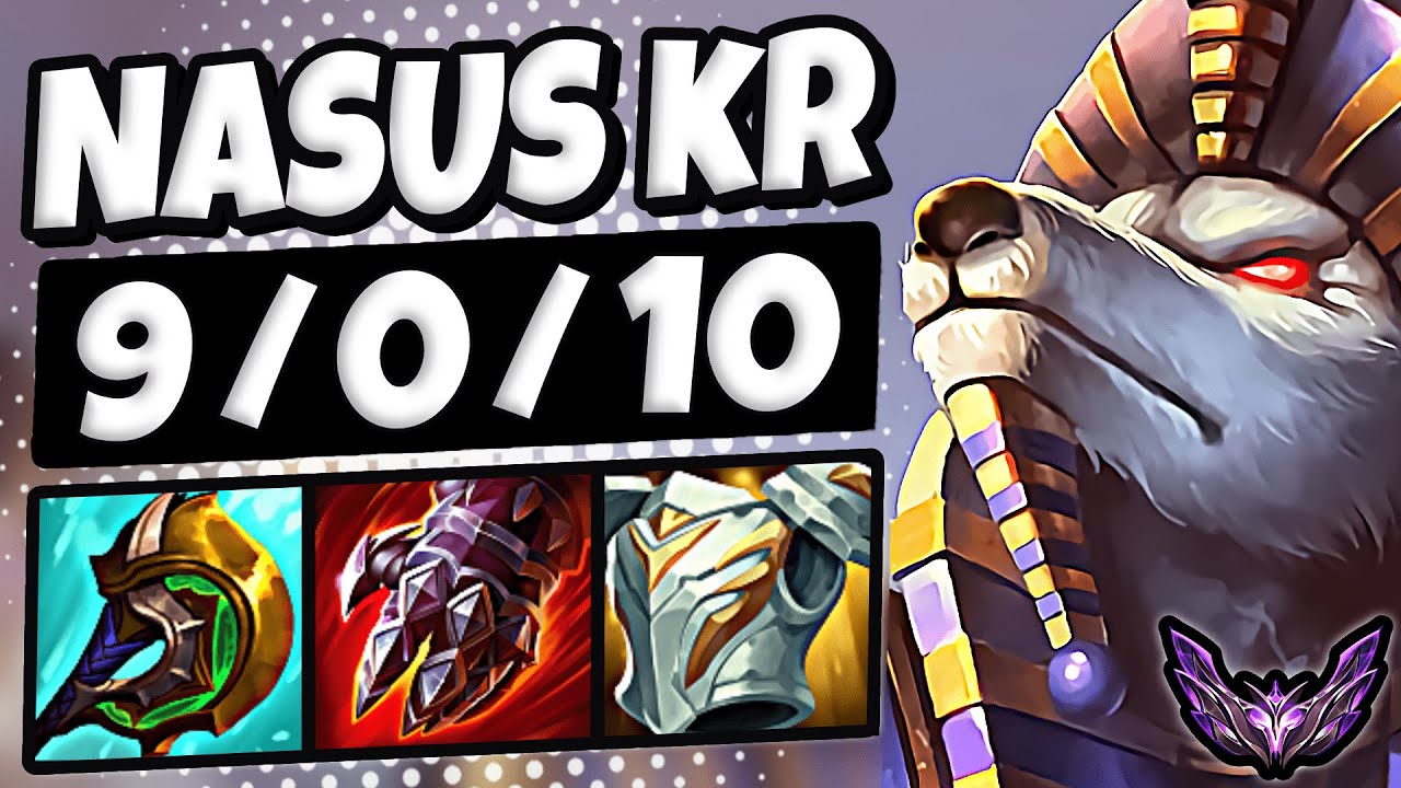 Nasus vs Darius [ TOP ] Lol Korea Master Patch 13.4 ✅