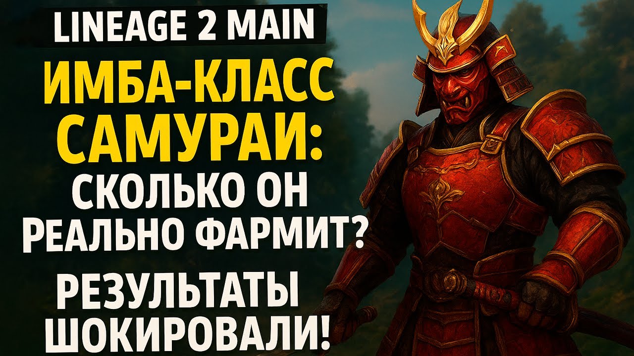 ⚔️ Имба-класс Самурай: сколько он реально фармит? Результаты шокировали!