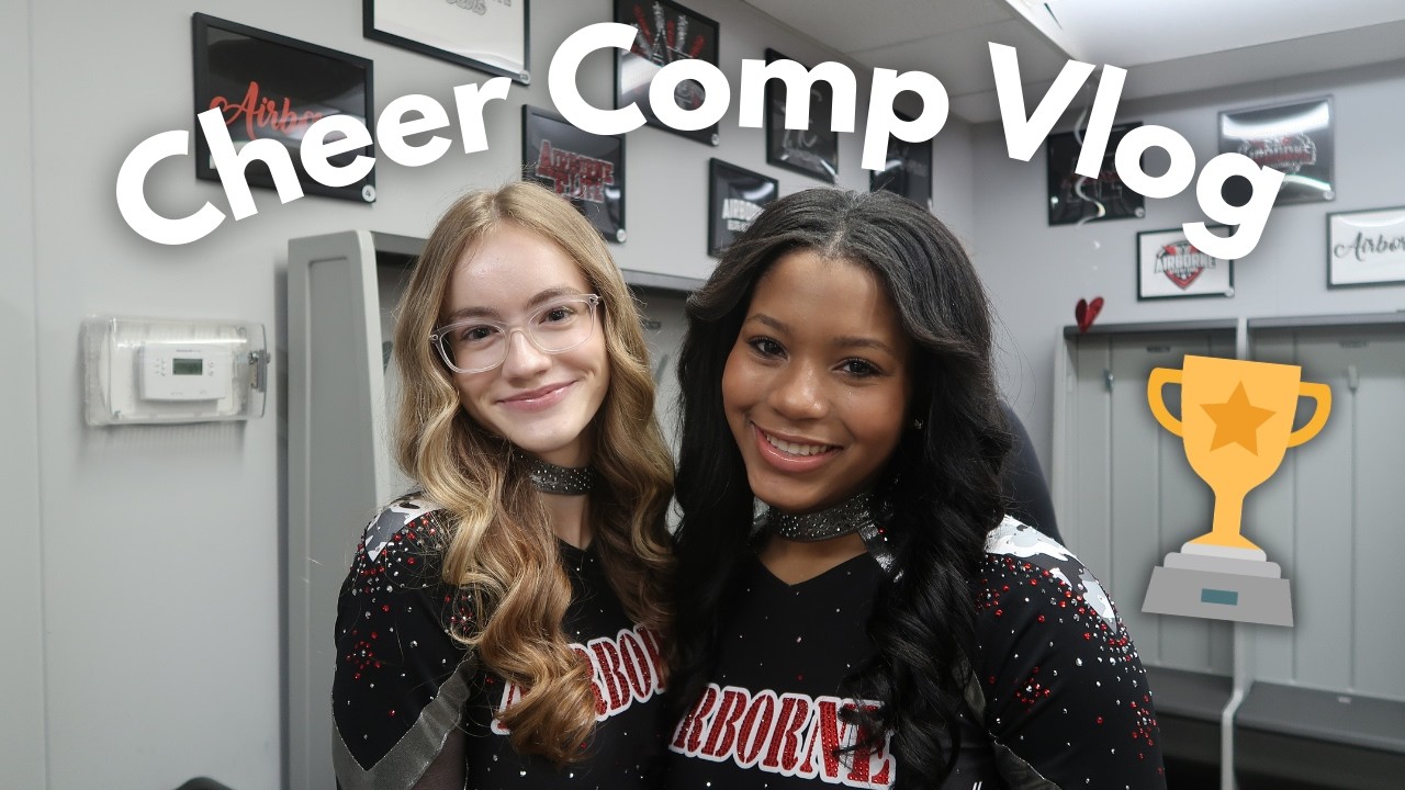 CHEER COMPETITION VLOG *chaotic* | Aleyna