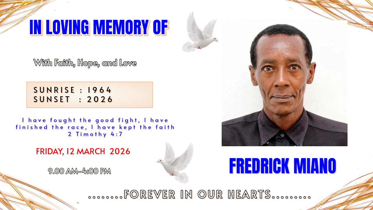 CELEBRATING THE LIFE OF FREDRICK MIANO