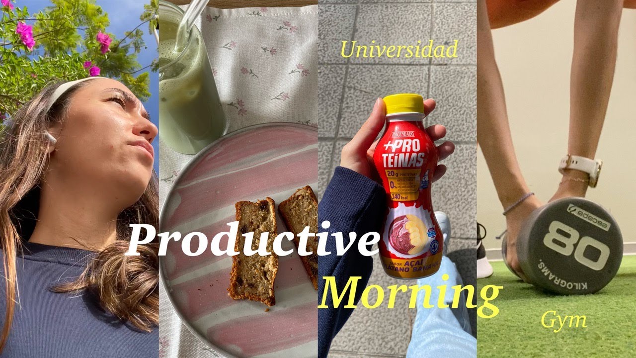 Una mañana productiva conmigo☕: Gym, trabajos de la uni...