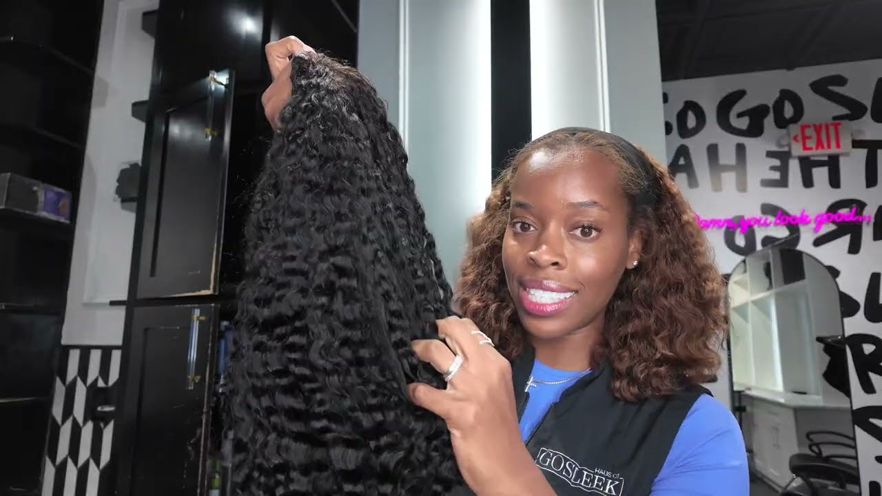 ПРАВИЛЬНЫЙ способ вернуть пушистость локонам | Полупарик Go Sleek Deep Curly