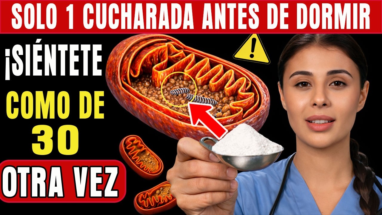 ADULTOS MAYORES, ESTE 1 Alimento Antes de Dormir Crea Nuevas Mitocondrias (Prueba Científica)