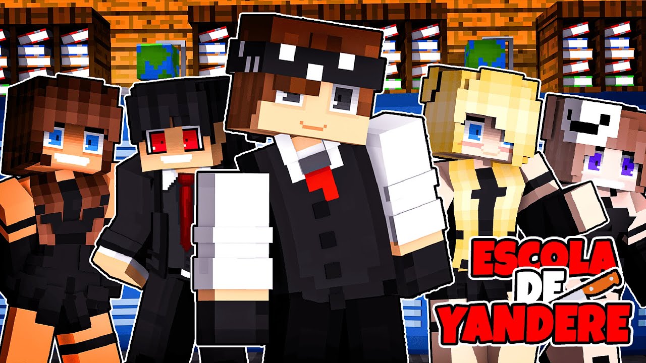 Minecraft: ESCOLA DE YANDERES - FILME COMPLETO