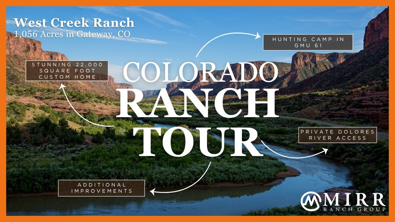 West Creek Ranch: Stunning 22,000 sqft Custom Luxury Residence and Acreage in Gateway, Colorado