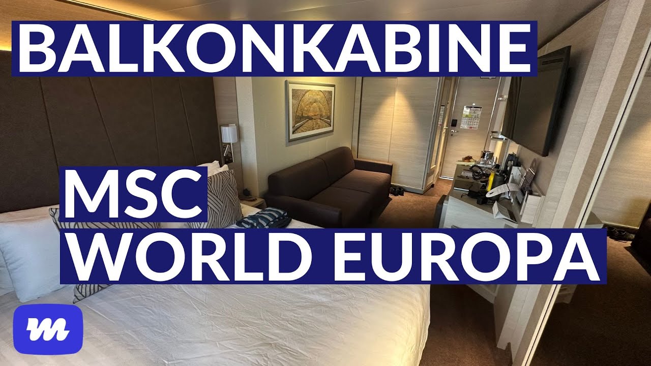 MSC World Europa: Balkonkabine (9042)