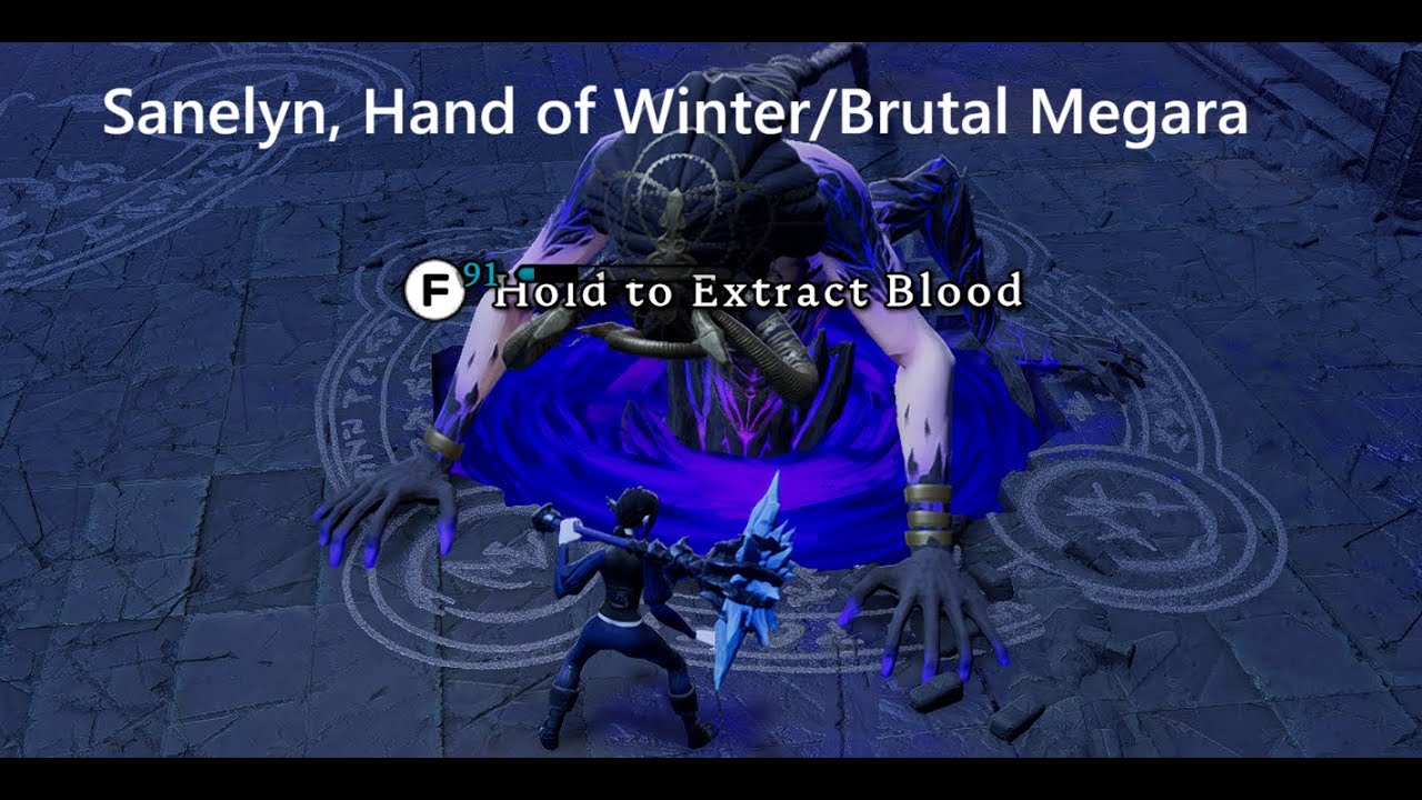 V Rising Megara the Serpent Queen/Brutal Difficulty- Hand of Winter