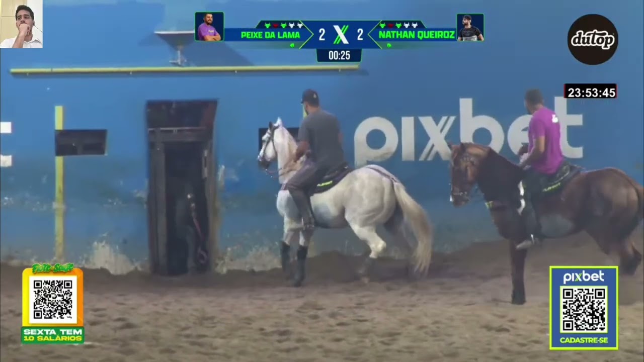 PEIXE DA LAMA X NATHAN QUEIROZ X1 DE VAQUEJADA NA ARENA PIXBET EM GURINHÉM-PB 2025 VALENDO 1 MILHÃO