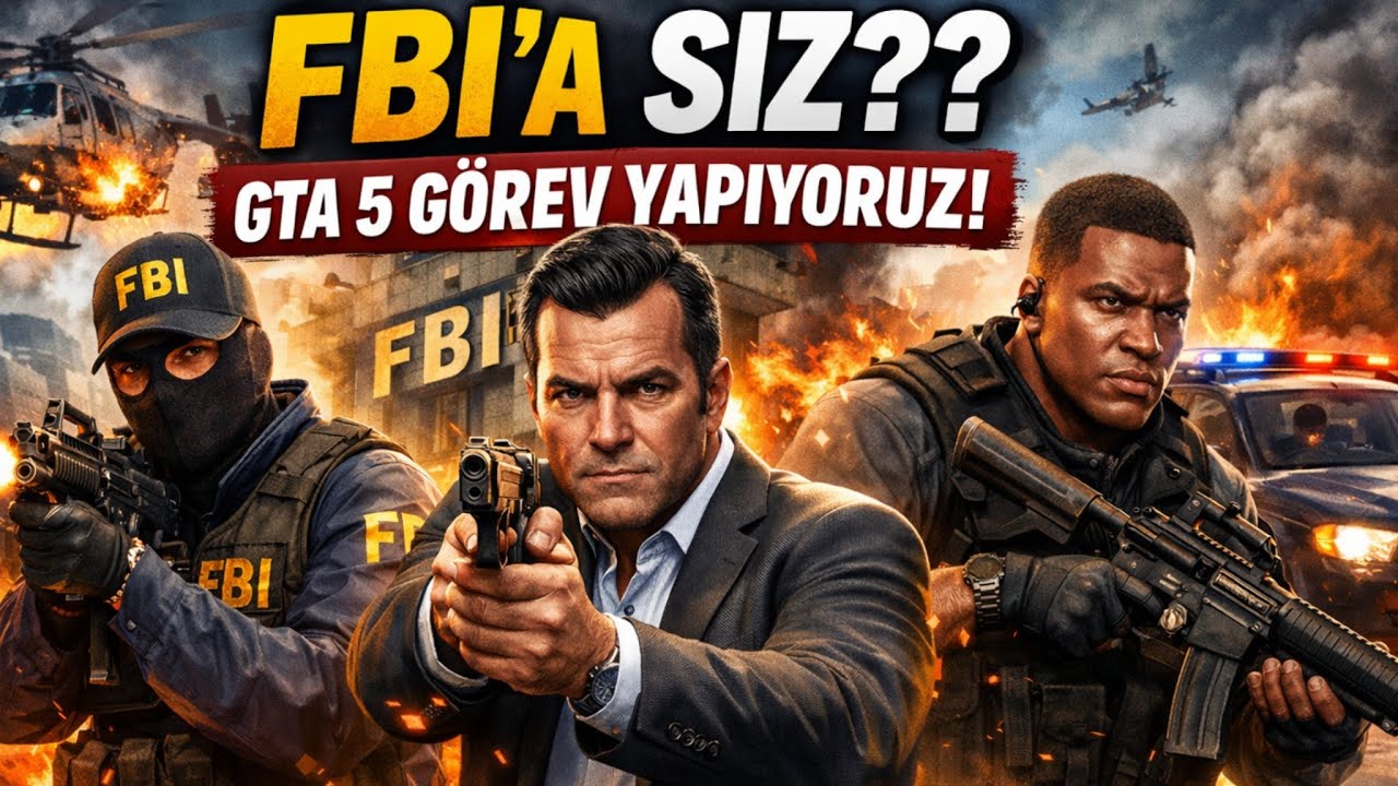 FBI'A SIZ?? GTA 5 GÖREV YAPIYORUZ! | GTA 5 ONLİNE