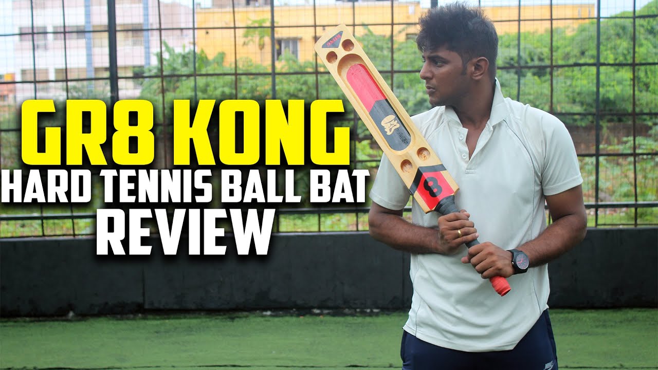 Best Hard Tennis Ball Cricket Bat 'GR8 KONG' - Review | Nothing But Cricket