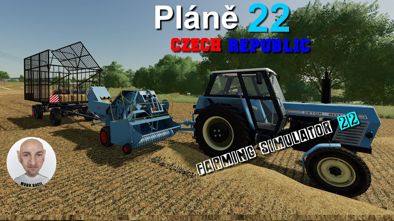 Farming Simulator 22 - Mapa Pláně 22  -  Nová technika  2# (Živé vysílání)