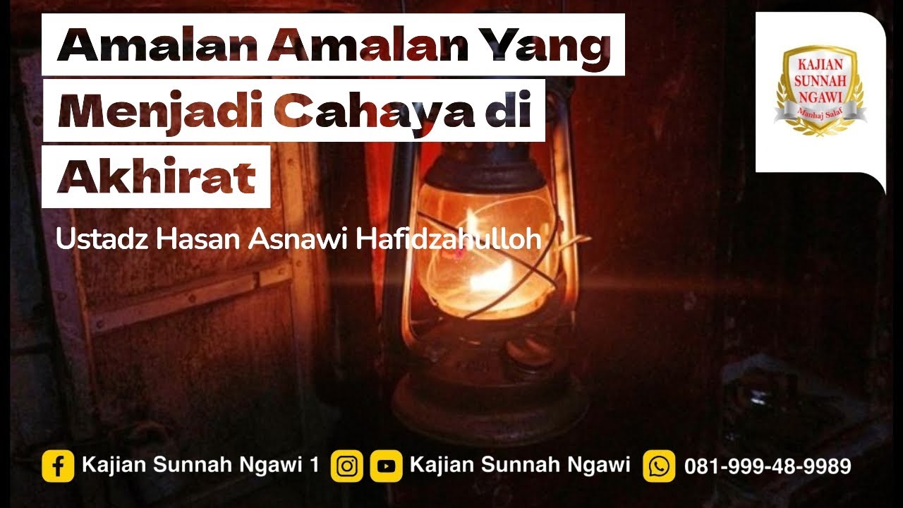 🔴[LIVE] • 💺Al Ustadz Hasan Asnawi حفظه الله تعال 