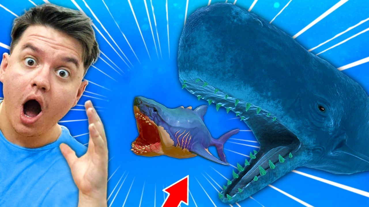 Balena GIGATICA vs RECHIN MEGALODON !