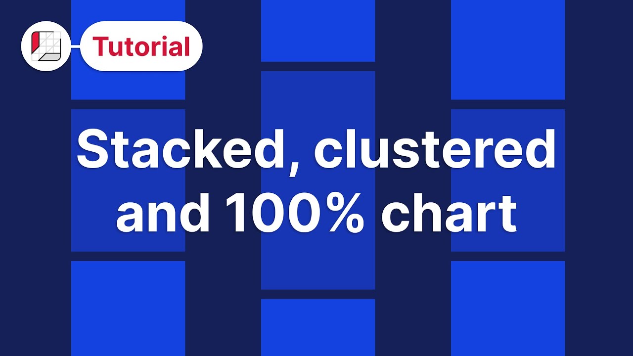 Stacked, clustered and 100% chart (think-cell tutorials)