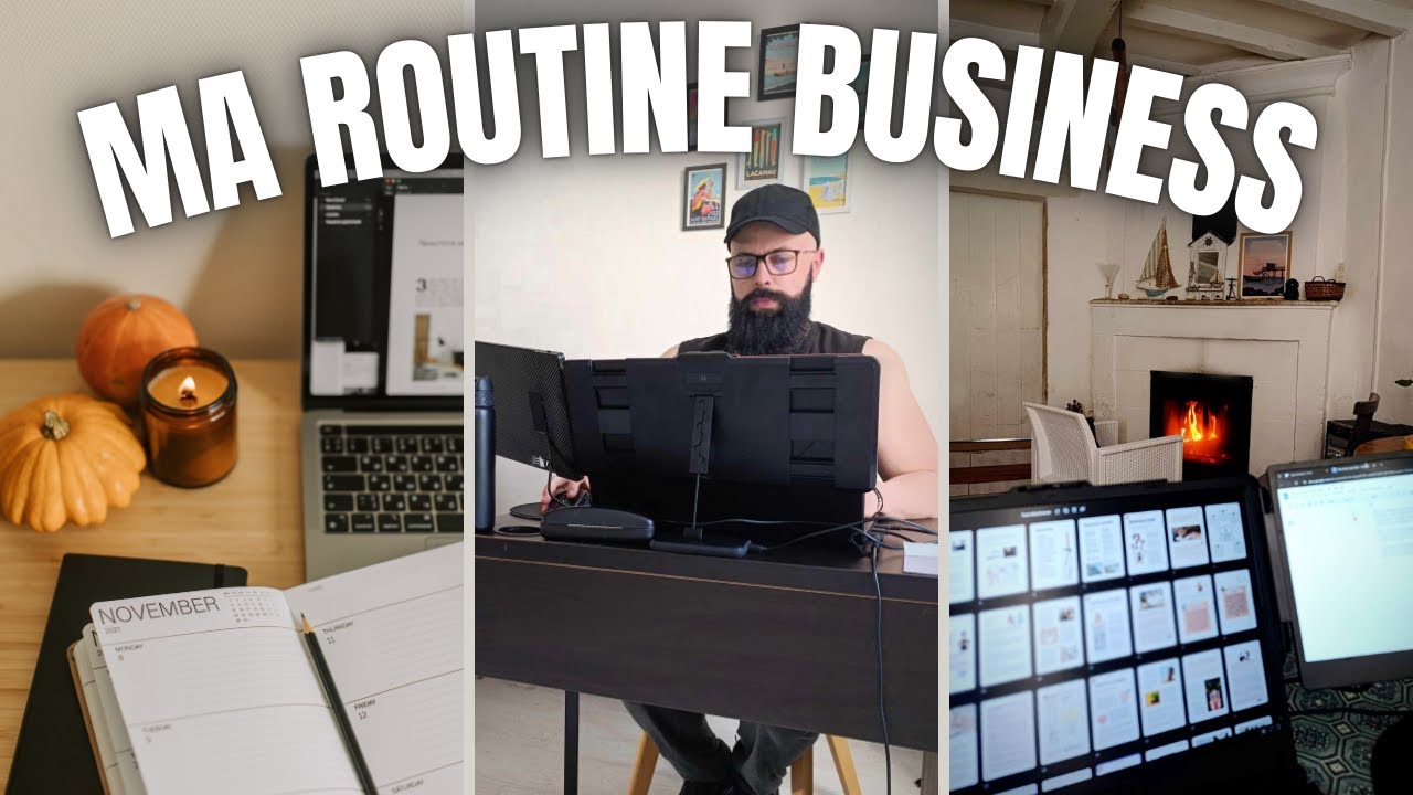 Ma routine complète pour gérer mon business digital en seulement 3h par jour [entrepreneur]