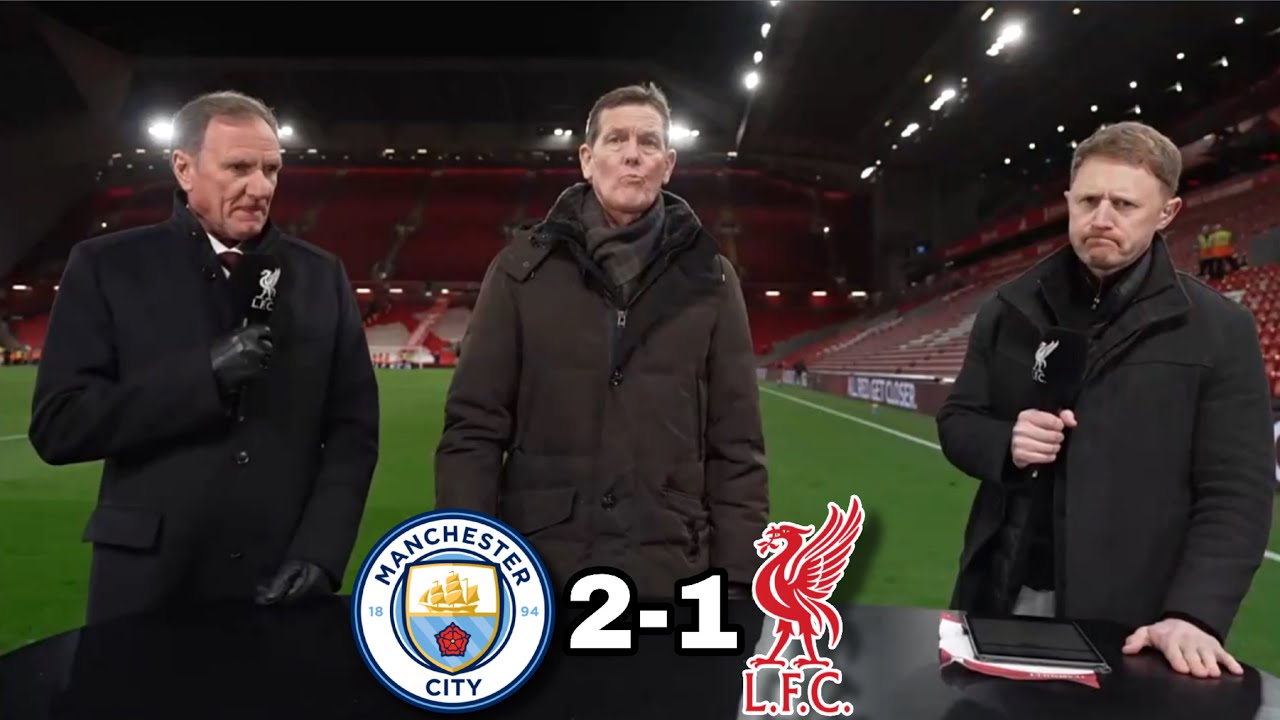 There was a lot of anger in the studio because of the loss against Manchester City