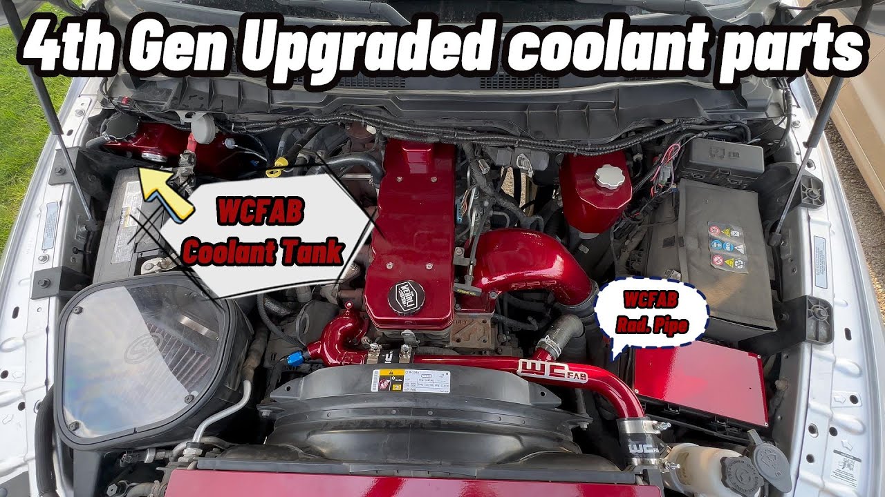 6.7 CUMMINS WCFab Coolant tank, Fleece T-Stat housing, & WCFab coolant pipe HOW-TO / INSTALL