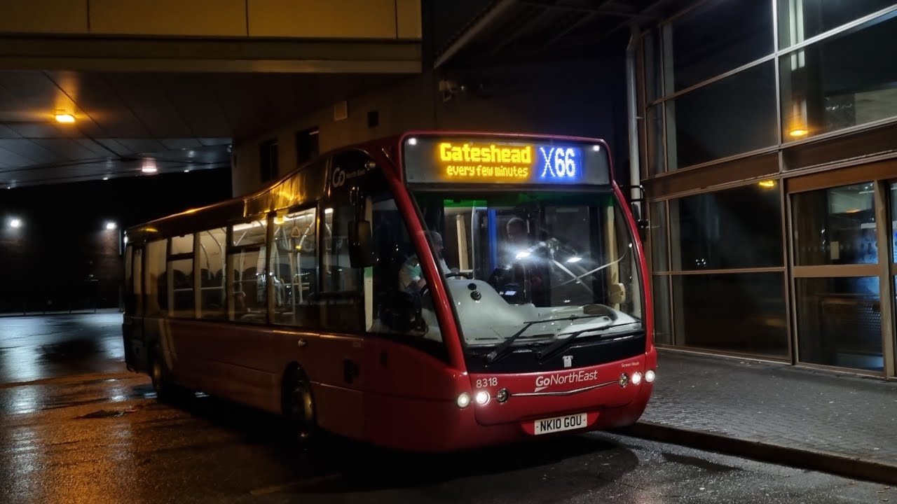 BACK TO LIFE AGAIN: Route X66 | NK10GOU/8318 - Go North East: Optare Versa V1110
