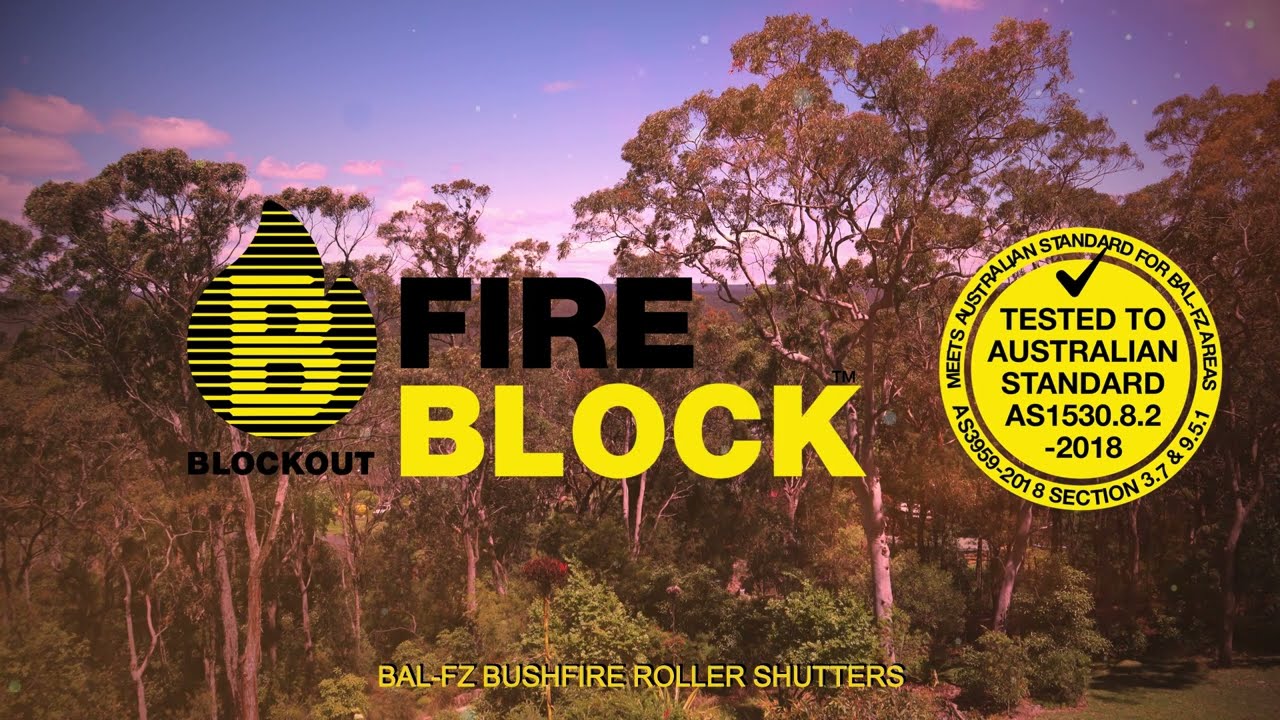 FIREBLOCK BAL-FZ FLAMEZONE Bushfire Roller Shutter