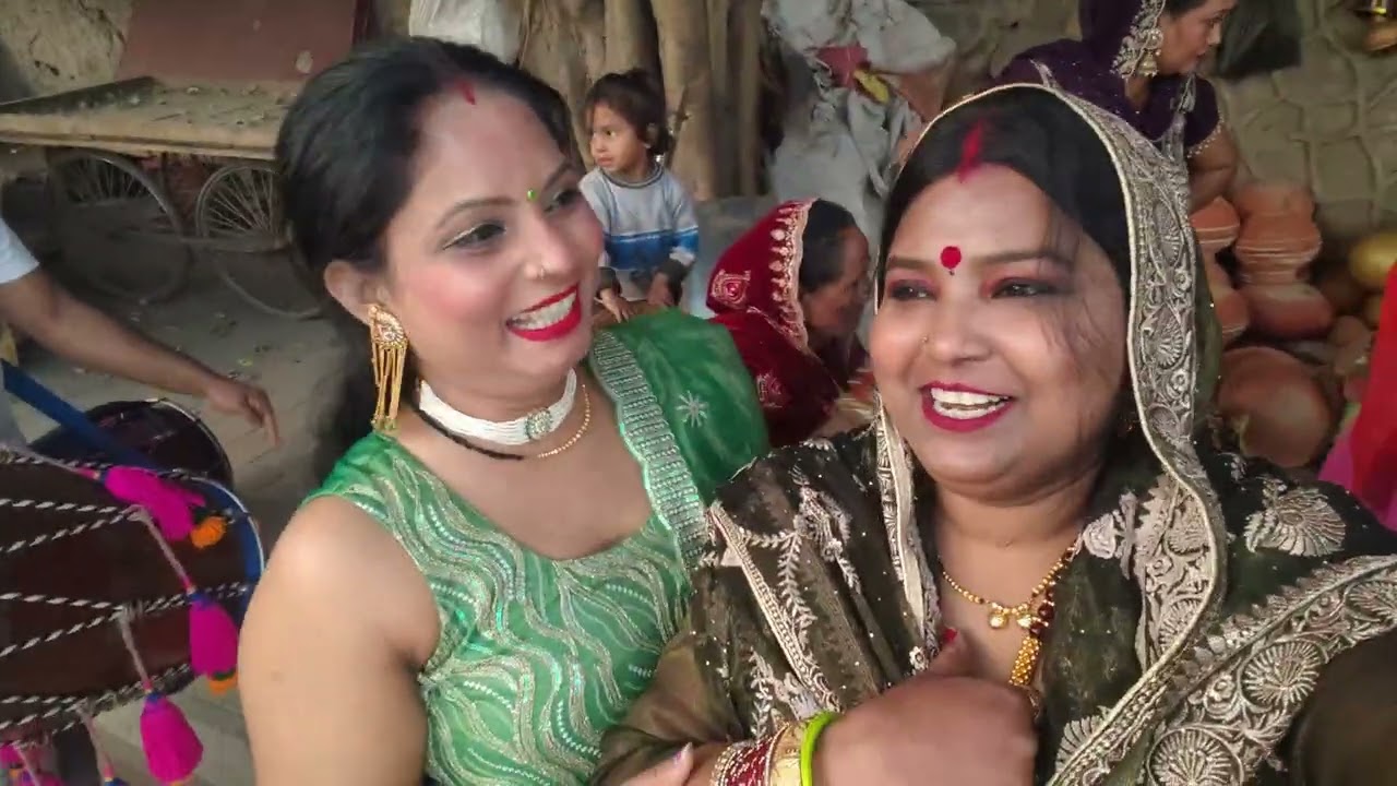 Mehendi ki rat jagayi ☘️😍 || khub gane bajane kiye 🫶🏼 ||