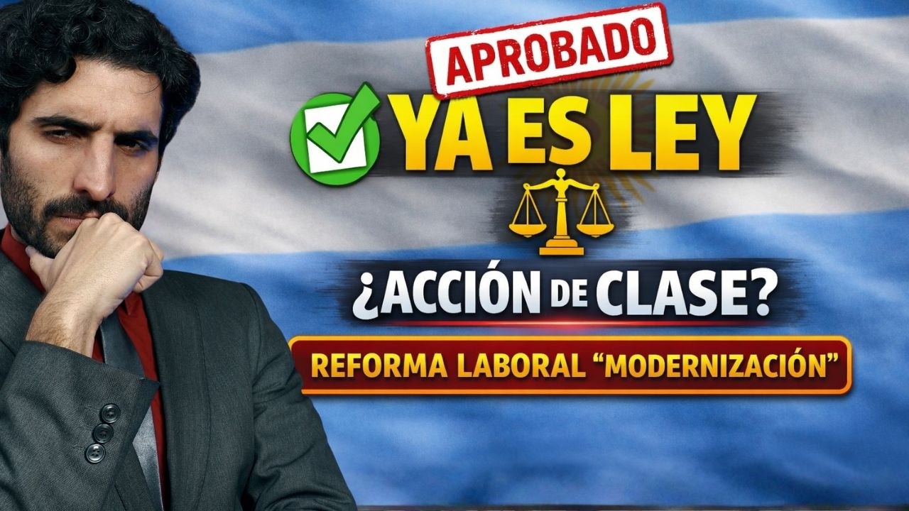 🚨 ÚLTIMO MOMENTO 🚨 Se aprobó la Reforma Laboral de 