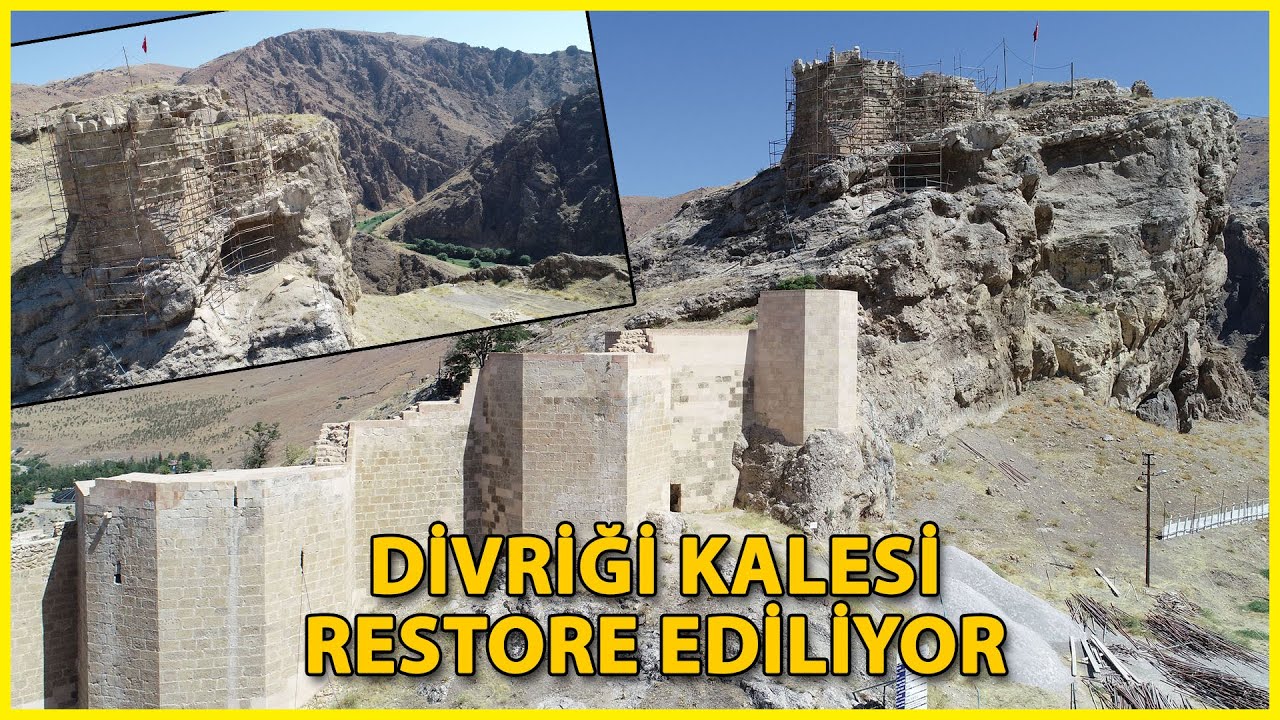 792 Yıllık Divriği Kalesi Restore Ediliyor