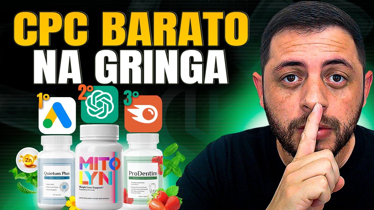 Como eu Pago BARATO no CPC na Gringa com Chatgpt + SEMRUSH no Google ads