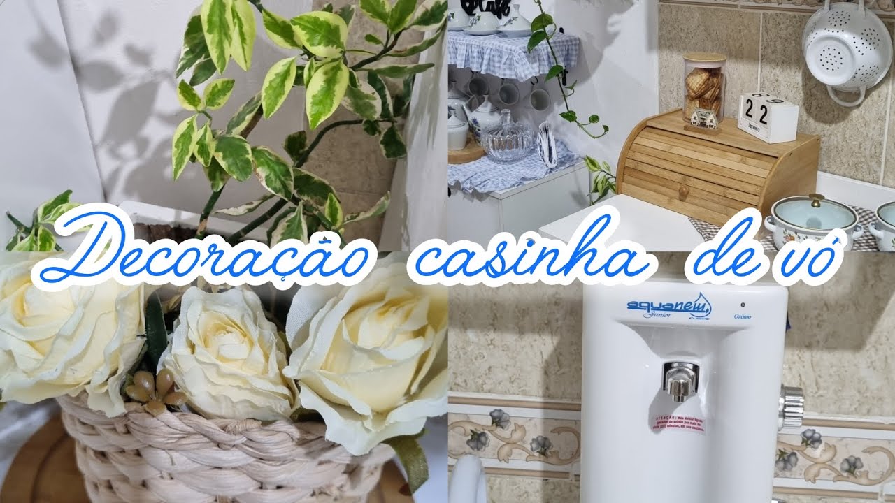 Linda  decoração rústica  casinha  de vó 