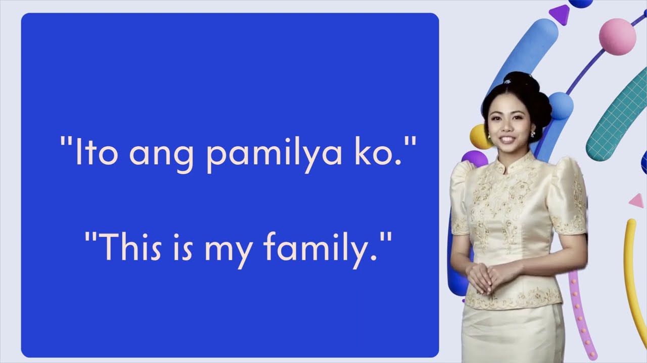 Tagalog Speaking Practice: Talking about your FAMILY- Part 2 of 4