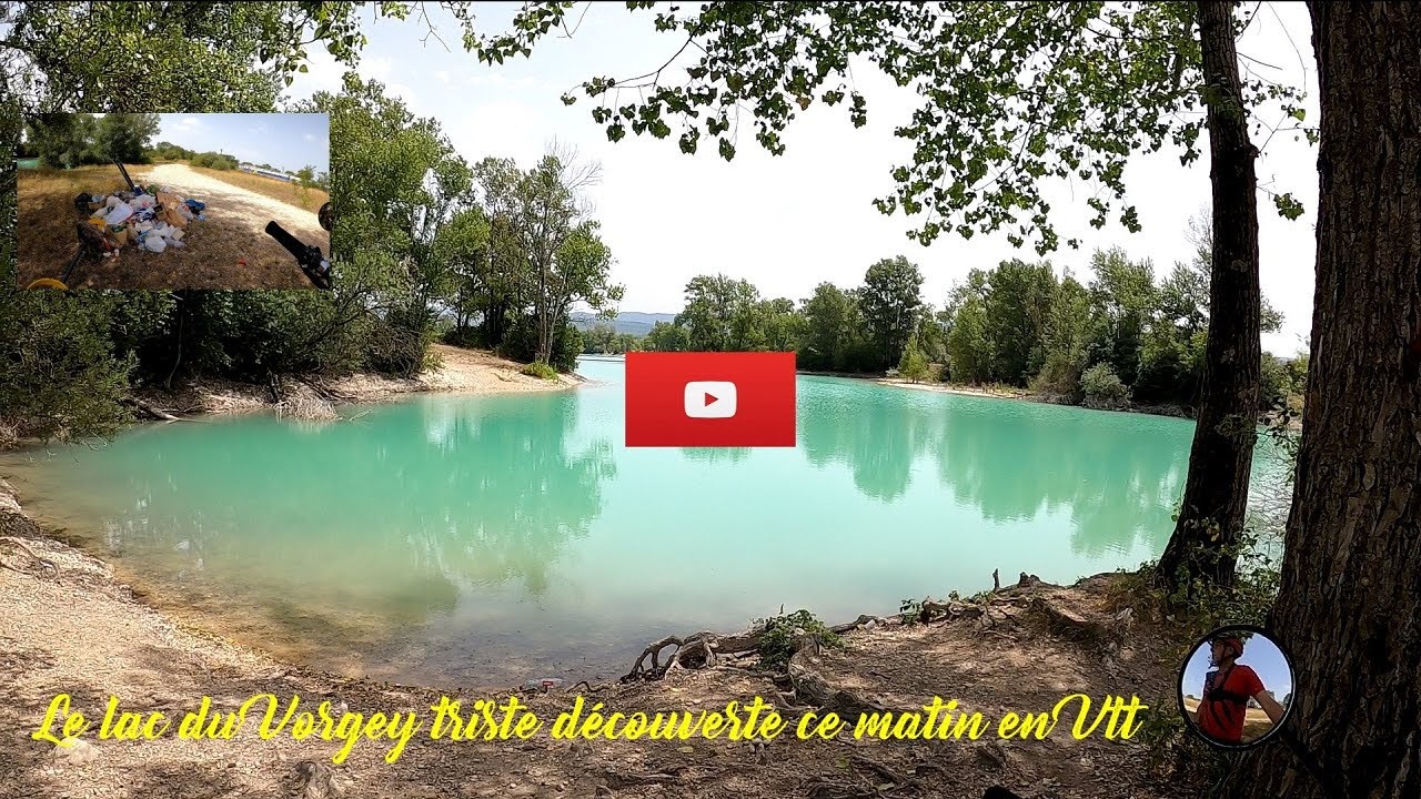 Triste spectacle en VTT ce matin au Lac du Vorgey à Ambronay.