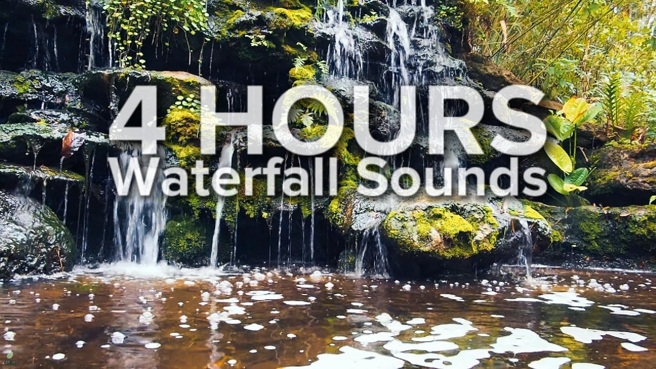 4 HOURS Waterfall Sounds for Deep Sleep | Natural Relaxing Ambience | #137