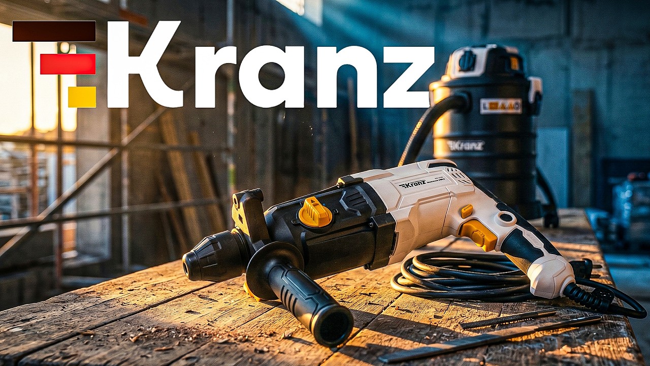 Перфоратор Kranz и строительный пылесос &mdash; полный комплект для ремонта