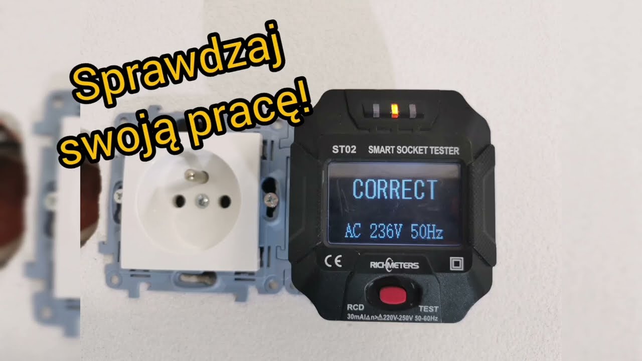 Szybki test gniazda! Z tym zrobisz to ekspresowo!