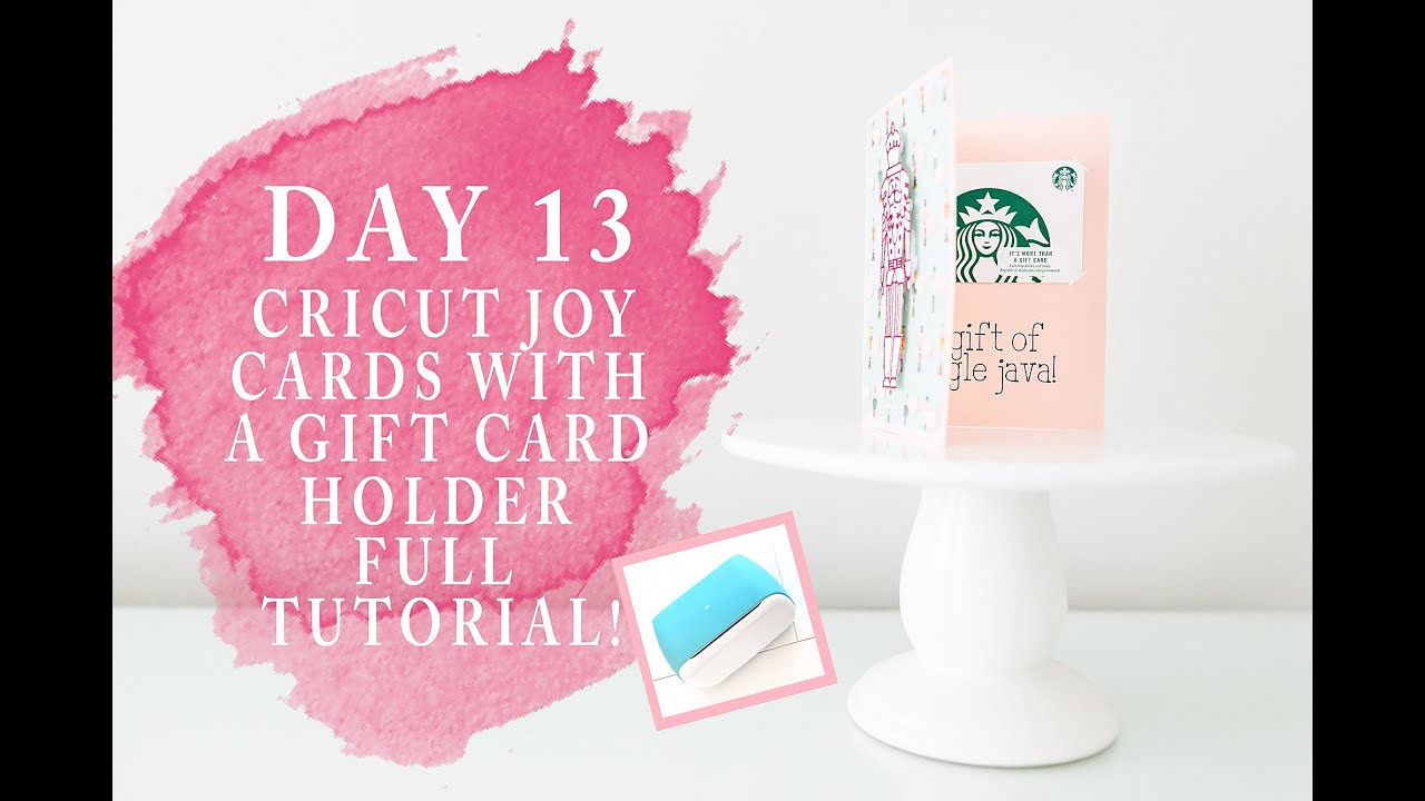 Открытки Cricut Joy с подарочным держателем внутри! | Cricut Craft Gift Guide Day 13