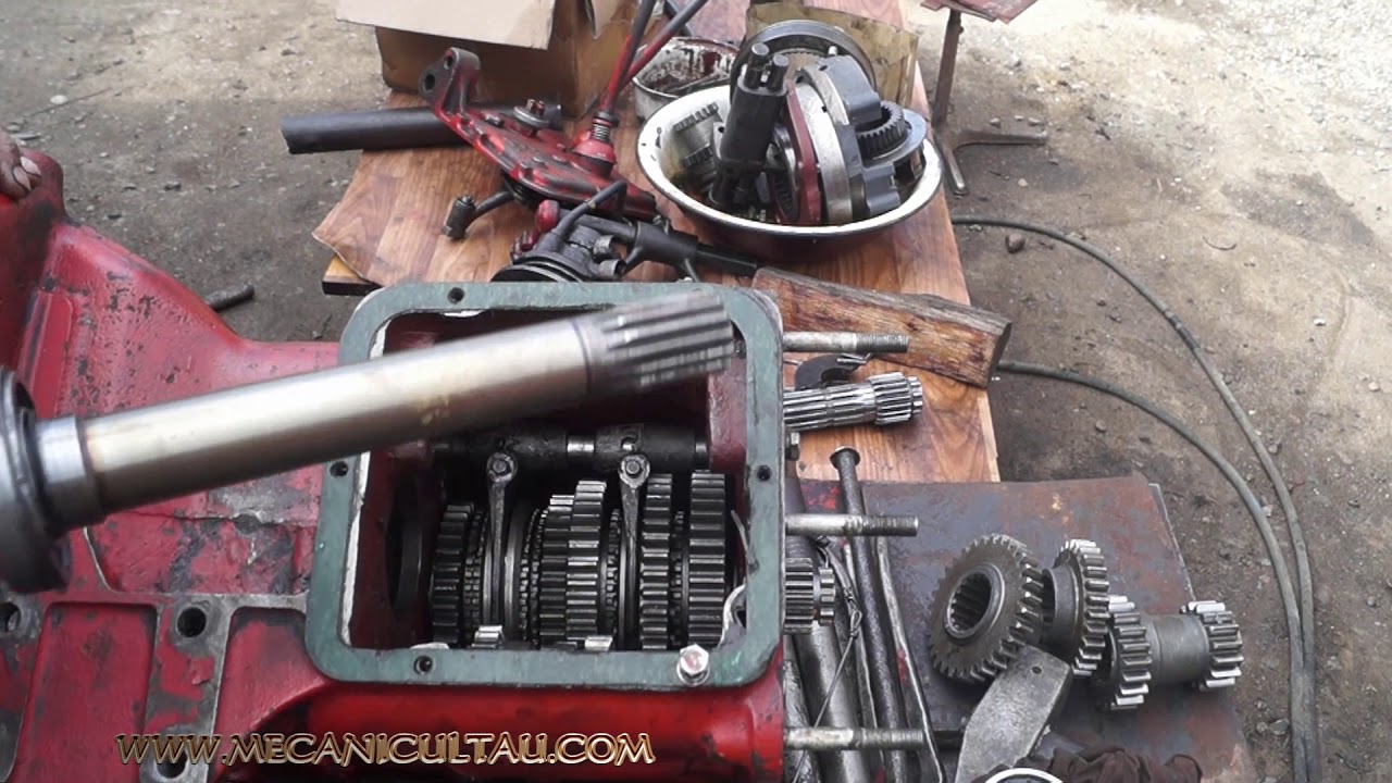 NEW!!! CUM SE MONTEAZA CUTIE VITEZA 4 + 1, TREPTE VITEZA / TRACTOR- U445