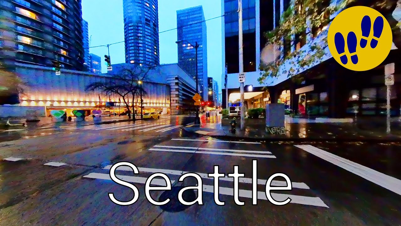 Walking in the Rain - Seattle