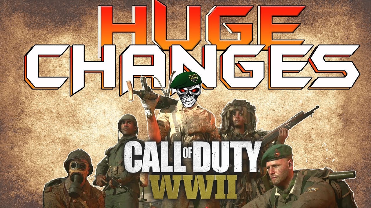 WOW! HUGE UPDATE CALL OF DUTY WW2! NEW DIVISION CHANGES, NEW PERKS & UNLIMITED SPRINT! (COD WWII)
