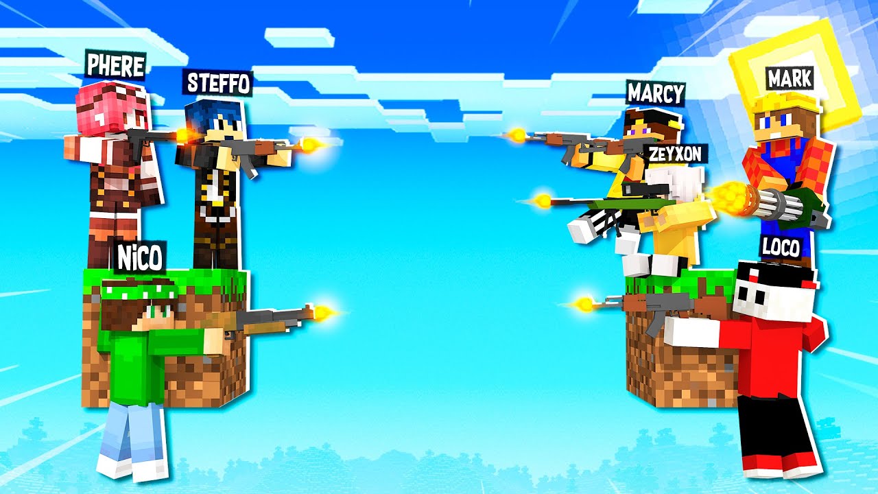 HO ORGANIZZATO UN BATTLE ROYALE NELLA BIG SKYBLOCK! - MINECRAFT Ep.6