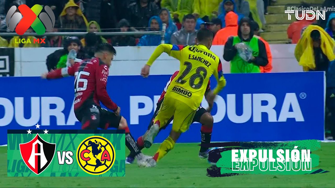 &iexcl;EXPULSADO por una falta de c&aacute;rcel! - Atlas 2-2 Am&eacute;rica | Liga MX - Jornada 6 Apertura 2025 | TUDN