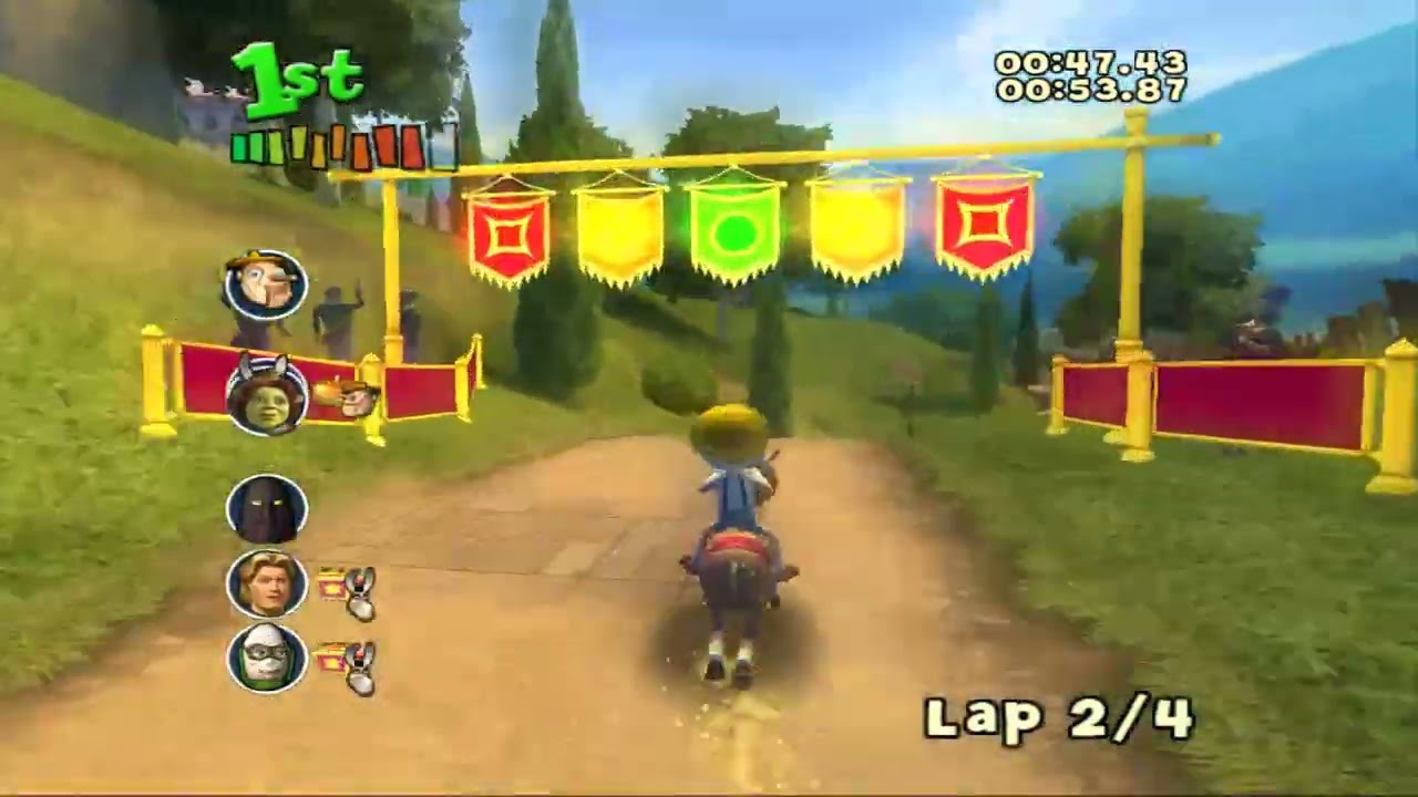 Shrek Smash N Crash Racing Gameplay Part 7 (PS2 PCSX2)