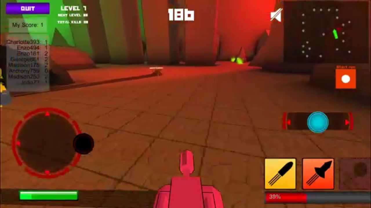 Pixel Tank 3D TRAILER - Multiplayer Shooter for iPhone / iPad / Android / Amazon Kindle Fire
