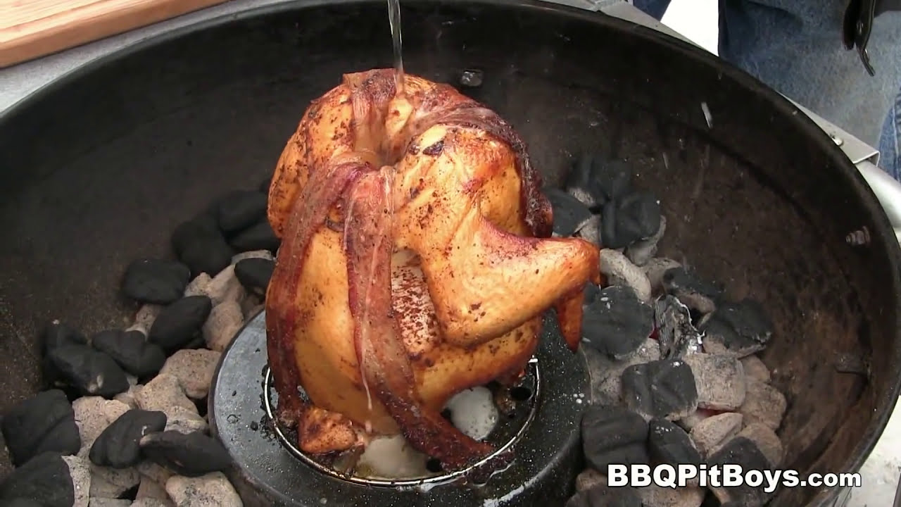 How to BBQ Bacon Beer Can Chicken | Recipe
