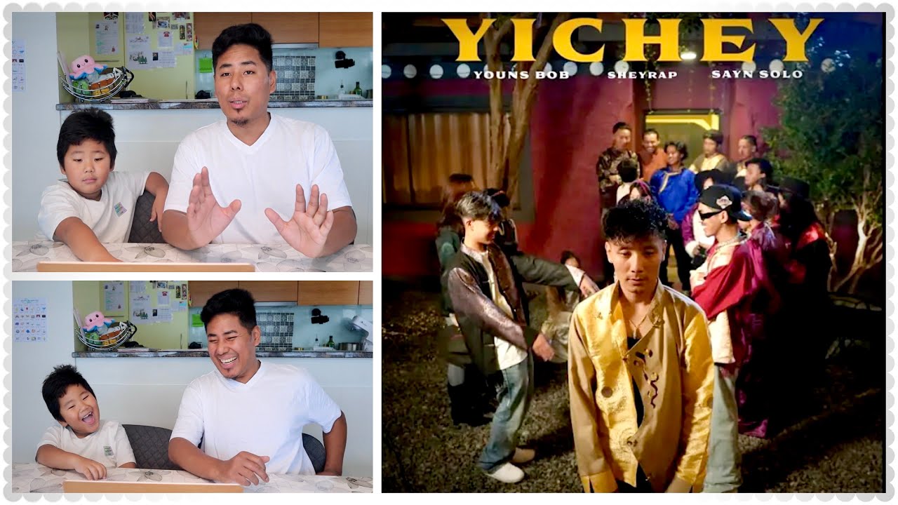First ever reaction of Tibetan song YICHEY || Bhuchung Sherap || Tibetan kid Vlogger