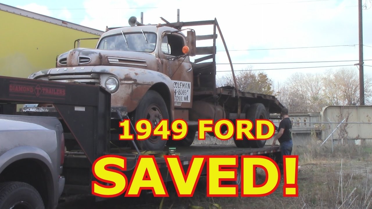 1949 FORD F7 - SAVED!!!