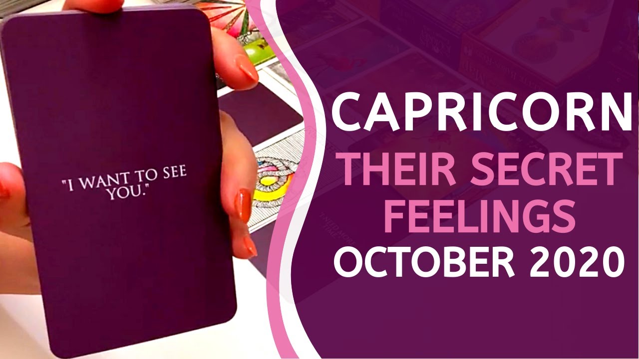 CAPRICORN LOVE ❤️ “I want to see you.” ~ Their Secret Feelings About You Tarot Reading