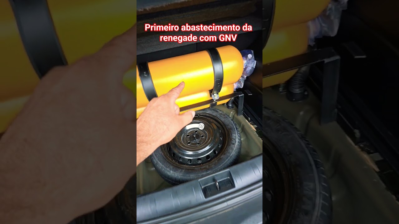 GNV na renegade 1 abastecimento