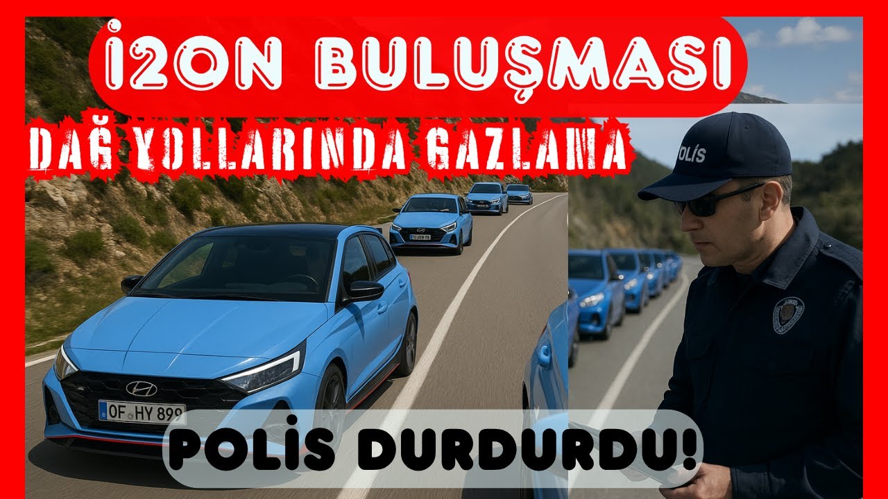İ20N Ekibi ile Dağ Yolu Gazlaması | Polis Durdurdu | Vlog w/@i20nkara