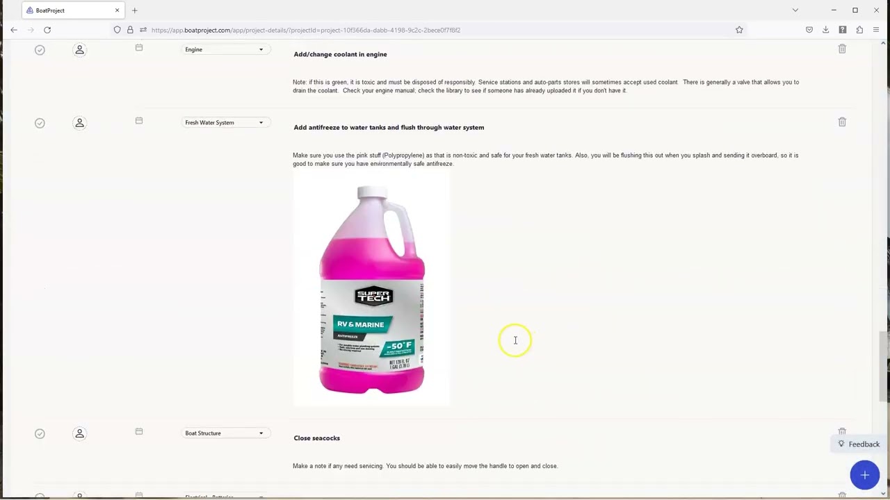 2 How to add Projects and Tasks to BoatProject